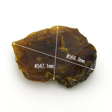 画像をギャラリービューアに読み込む, 久慈原産琥珀原石(未研磨)
