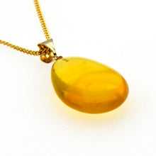 画像をギャラリービューアに読み込む, 久慈原産琥珀ペンダント
