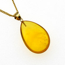 画像をギャラリービューアに読み込む, 久慈原産琥珀ペンダント
