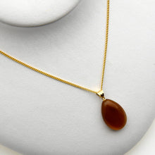画像をギャラリービューアに読み込む, 久慈原産琥珀ペンダント
