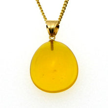 画像をギャラリービューアに読み込む, 久慈原産琥珀ペンダント
