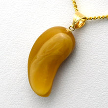 画像をギャラリービューアに読み込む, 久慈原産琥珀ペンダント
