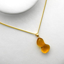 画像をギャラリービューアに読み込む, 久慈原産琥珀ペンダント
