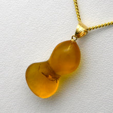 画像をギャラリービューアに読み込む, 久慈原産琥珀ペンダント
