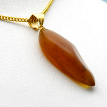 画像をギャラリービューアに読み込む, 久慈原産琥珀ペンダント
