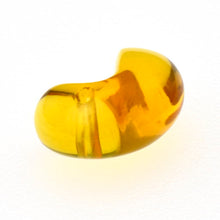 画像をギャラリービューアに読み込む, 久慈原産琥珀原石（研磨済）（勾玉）
